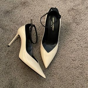 Saint Laurent Zoe Ankle Strap Pump